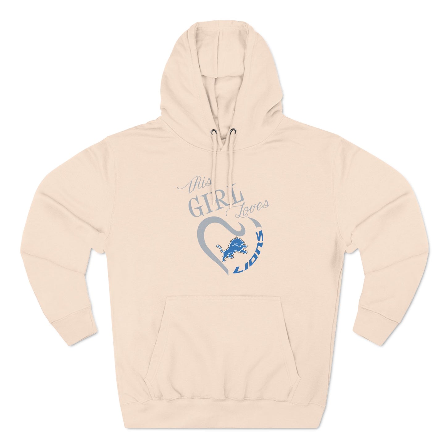 Three-Panel Fleece Hoodie