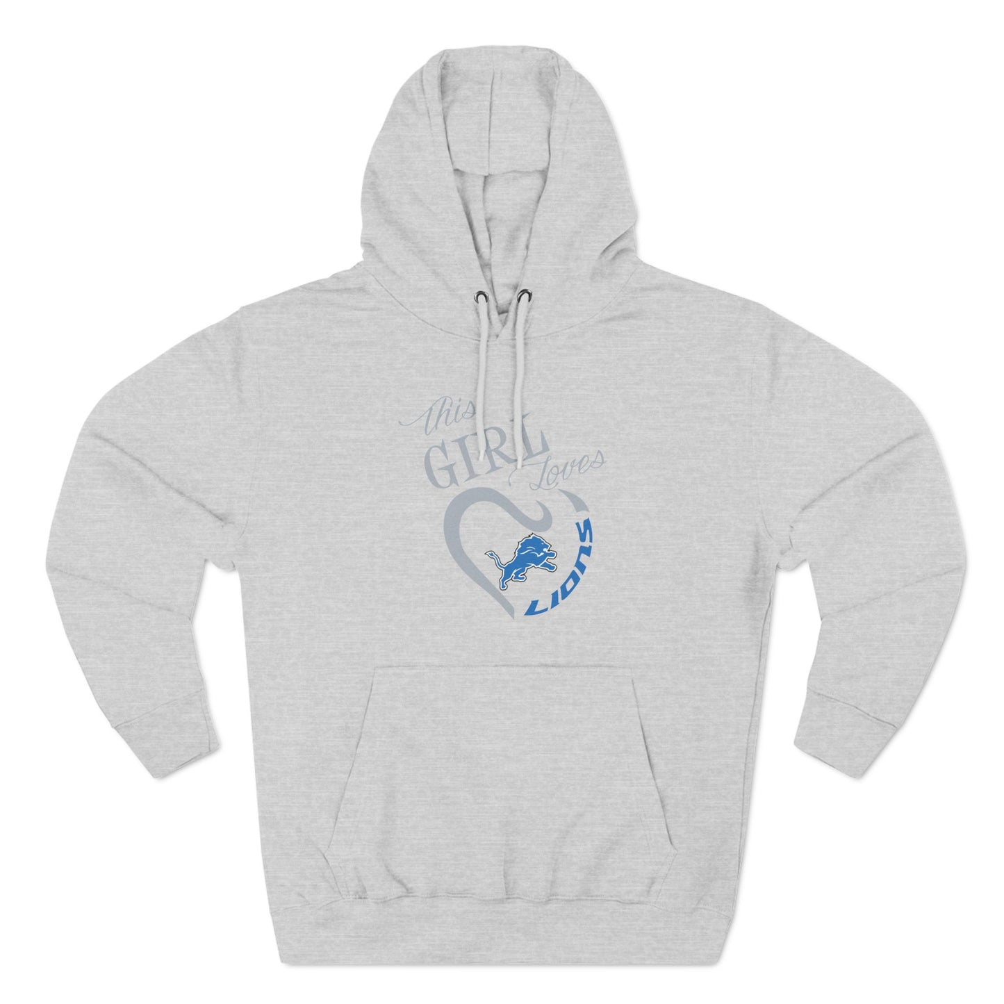 Three-Panel Fleece Hoodie