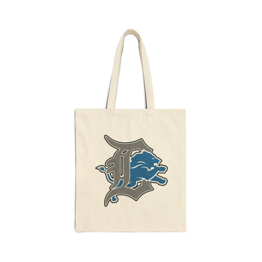 Custom Cotton Canvas Tote Bag with Lion Design - Eco-Friendly Shopper